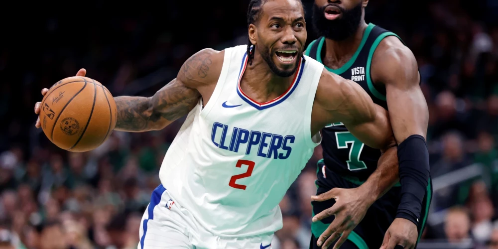 Kavai Lenards pret Džeilenu Braunu (foto: Scanpix / AP)