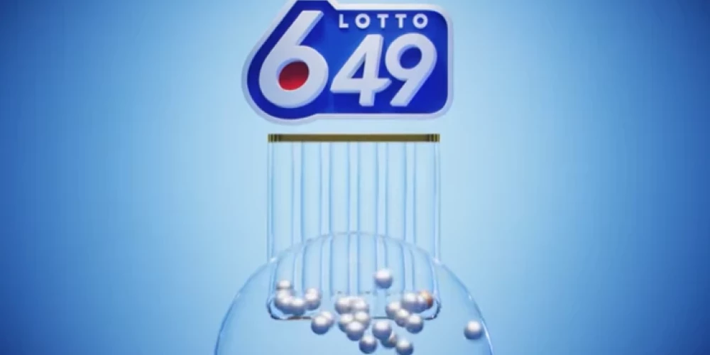 Loterijas "6/49" izloze (ekrānuzņēmums no video)