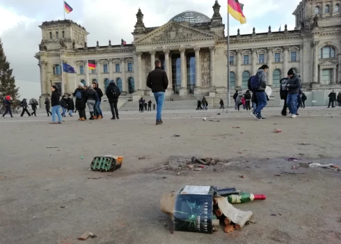 Vācijas galvaspilsēta Berlīne 2019. gada 1. janvāra rītā.