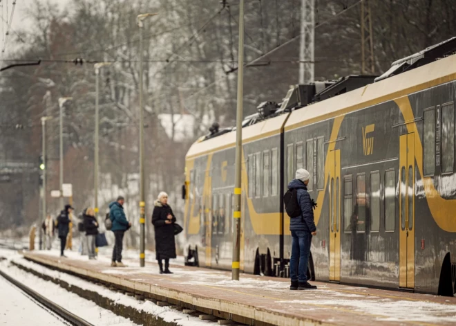 No 6. janvāra Skultes virzienā jaunas izmaiņas vilcienu kustības grafikā