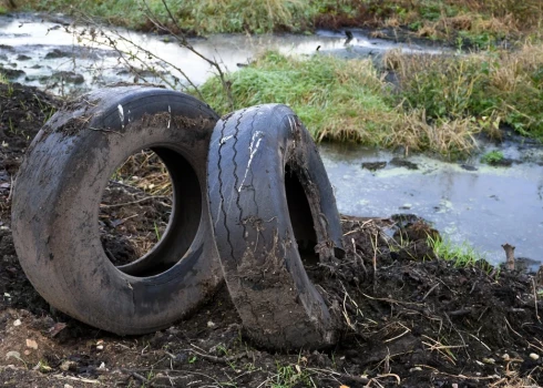 А несознательные граждане тем временем продолжают загрязнять природу.