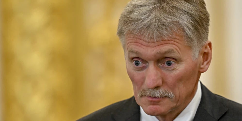 Krievijas diktatora Vladimira Putina runasvīrs Dmitrijs Peskovs