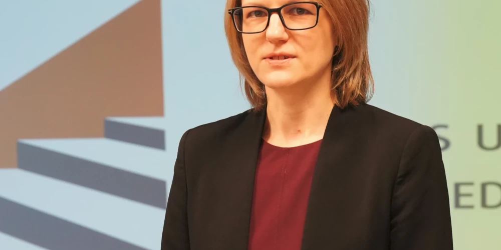 Aizsardzības ministrijas parlamentārā sekretāre Liene Gātere. 