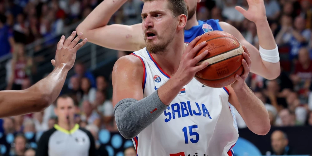 Nacionālās basketbola asociācijas trīskārtējais vērtīgākais spēlētājs Nikola Jokičs. 