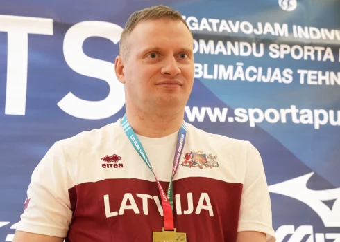 Parasportists Dainis Jansons.