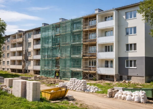 В Латвии более 40 тысяч многоквартирных домов, а отремонтированы единицы.