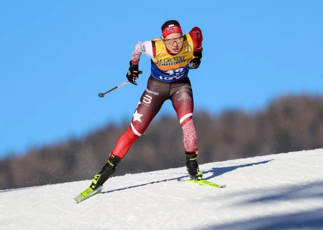 Patrīcija Eiduka "Tour de Ski" piecu kilometru slēpojumā ieņem 37. vietu, triumfē amerikāniete Diginisa