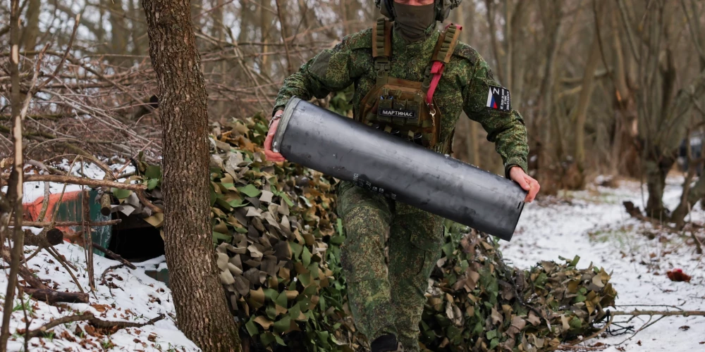 Krievijas armijas karavīrs. 