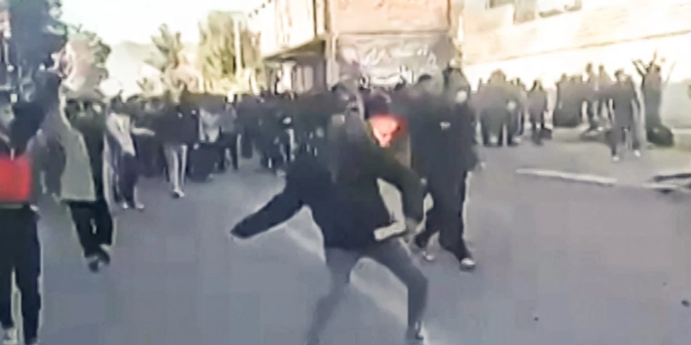 Протесты в городе Фаса на юге Ирана.