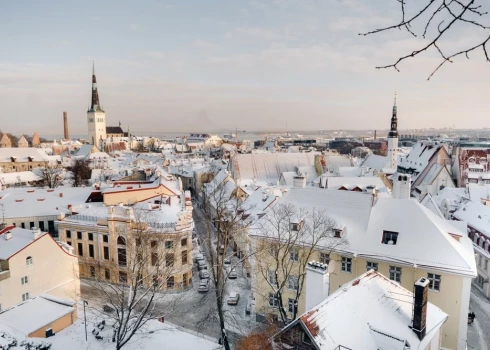Таллин зимой красив даже если нет воды.