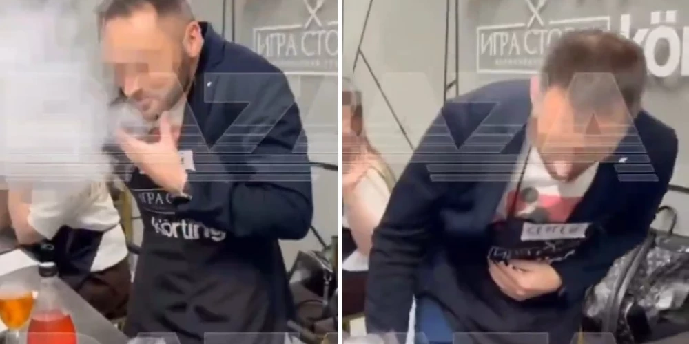 Мужчина пострадал после напитка с жидким азотом.