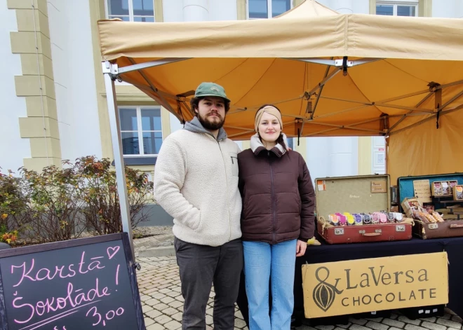 Sapnis par īstu šokolādi Balvos pārtop biznesā: Aleta un Niks rada savu šokolādes zīmolu