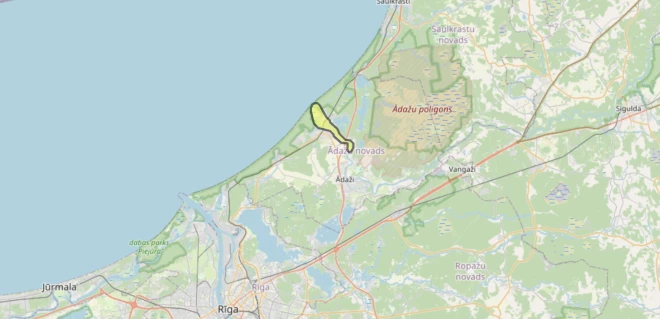 Ādažu novadā izsludināts dzeltenais laikapstākļu brīdinājums.