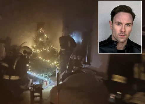 Aktiera Maksims Busels atklāj, ka Jaungada naktī aizdedzies viņa dzīvoklis.