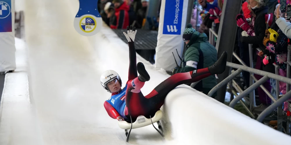  Latvijas kamaniņu braucēja Elīna Ieva Bota. 