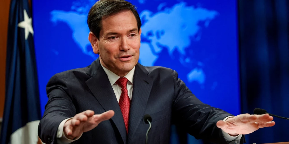 ASV valsts sekretārs Marko Rubio. 