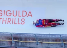 Латвийские саночники на этапе Кубка мира в Сигулде заняли второе место в командной эстафете