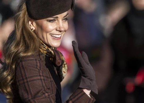 Princese Ketrīna 2025. gada Pirmajos Ziemassvētkos.