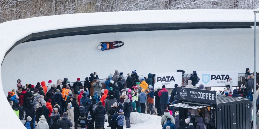 Sacensībās Siguldā netrūka skatītāju.