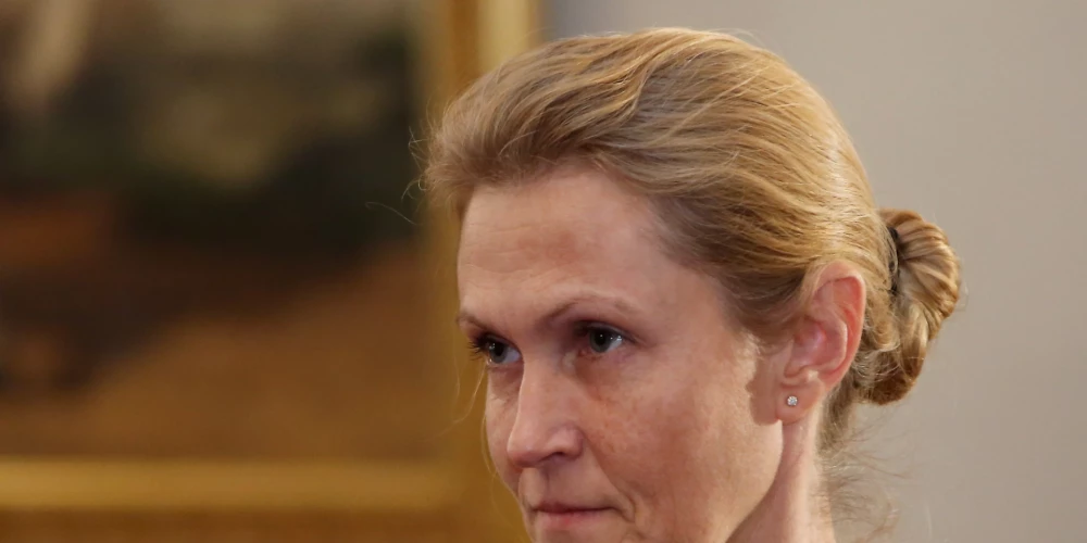 Посол Латвии при ООН в Нью-Йорке Санита Павлюта-Десландес.