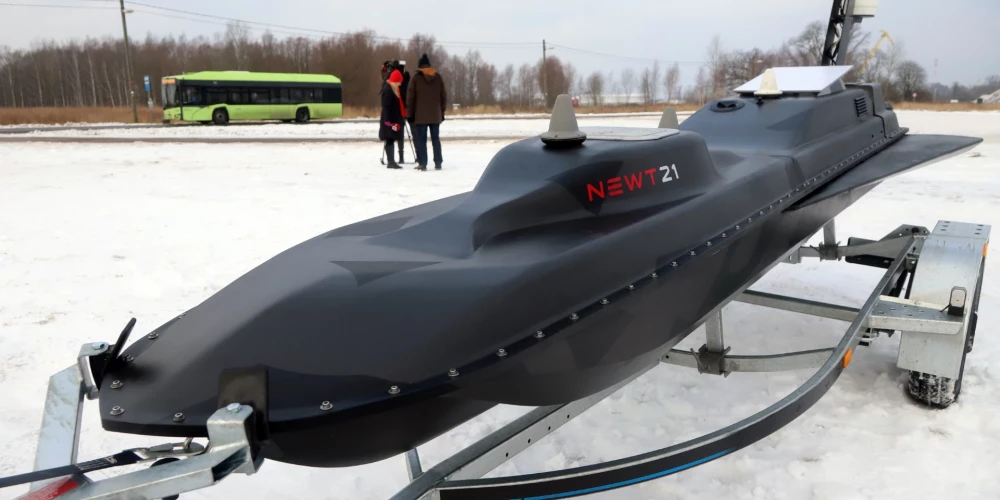 Ukrainai nodots jau otrais Latvijā ražotais jūras drons.