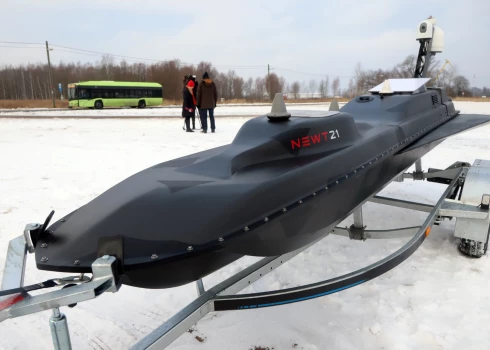 Ukrainai nodots jau otrais Latvijā ražotais jūras drons.