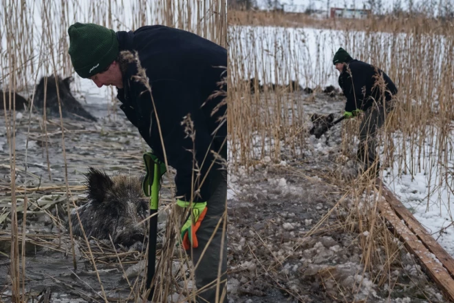 Vietējie iedzīvotāji negaidīja glābēju ierašanos, bet ķērās pie darba paši.