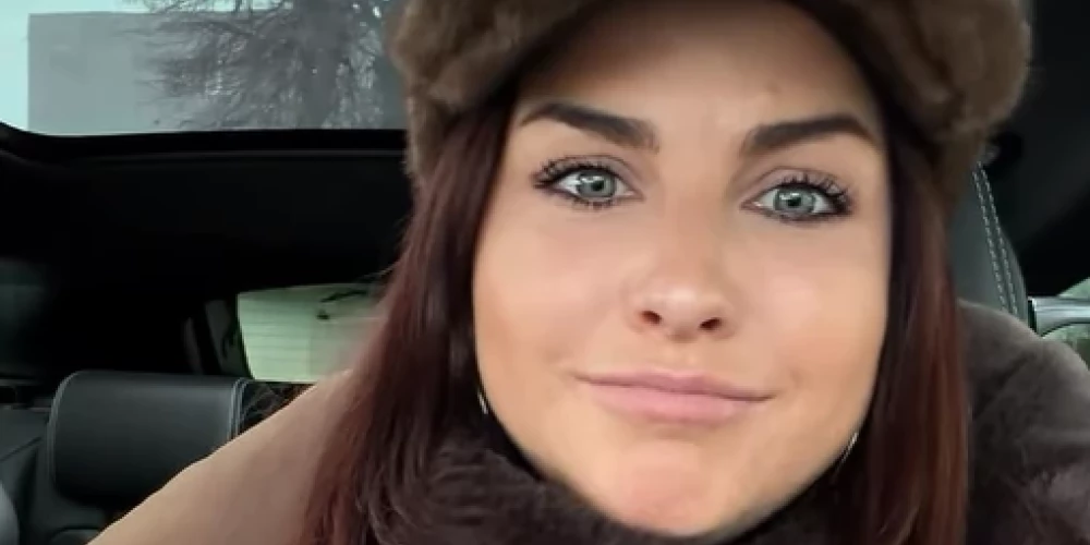 Lelde Dreimane dalās ar emocionālu vēstījumu (ekrānuzņēmums no "Facebook" video)