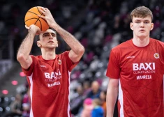 Mārcis Šteinbergs palīdz "Baxi" Eirokausa spēlē sakaut Saloniku "Aris"