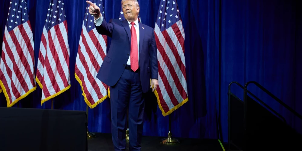 ASV prezidents Donalds Tramps.