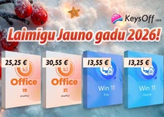 Pārdomāta dāvana: samaksājiet 30,55 € par Office 2021 Pro mūža licenci! Iegādājieties lētus MS atslēgas Keysoff 2026 Jaungada izpārdošanā!
