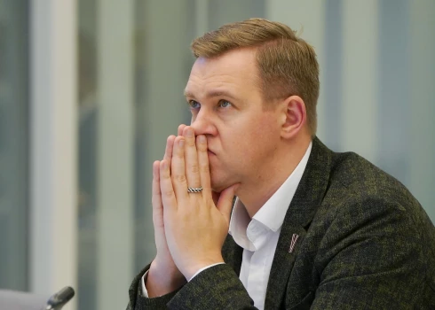 ZZS Saeimas frakcijas vadītājs Harijs Rokpelnis.