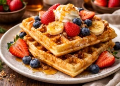 Sāc dienu ar gardām brokastu vafelēm! 