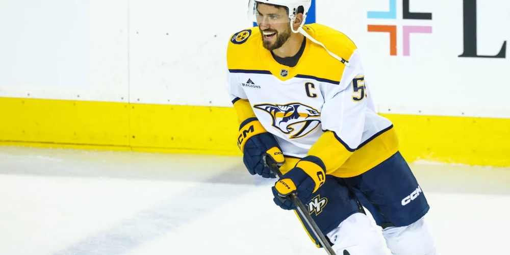 Našvilas "Predators" kapteinis, pieredzējušais aizsargs Romāns Josi NHL vidēji spēlē uz ledus pavada vairāk nekā 23 minūtes.