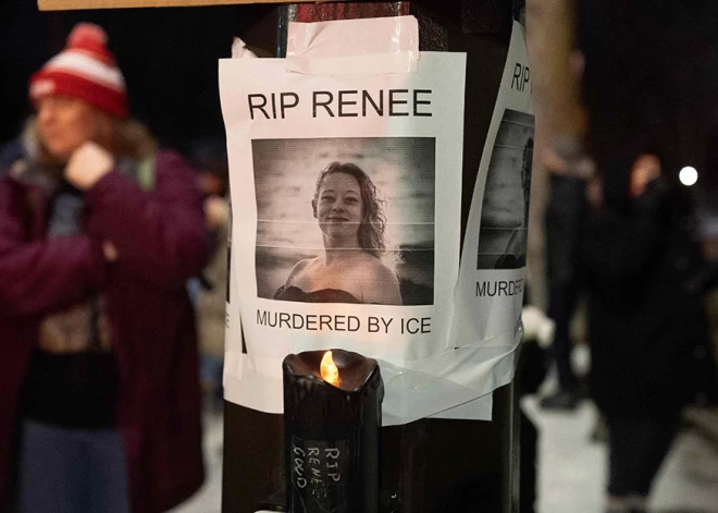 Kaimiņi un radinieki sēro par sievieti, kuru Mineapolisā brutāli nogalināja imigrācijas aģents