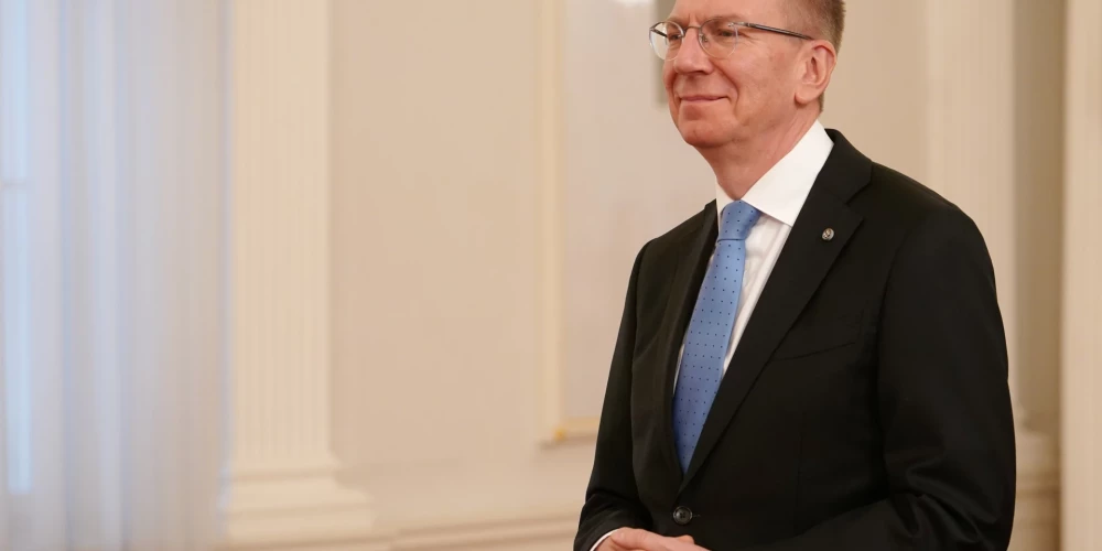Valsts prezidents Edgars Rinkēvičs. 