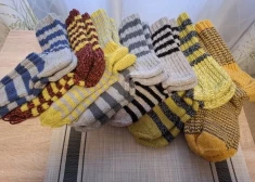 Подарок, который греет и ноги, и сердце: жительница Даугавпилса поблагодарила пожарных за их труд