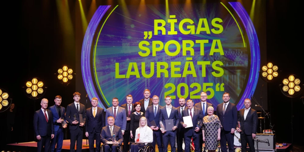 "Rīgas sporta laureāts 2025" balvu pasniegšana