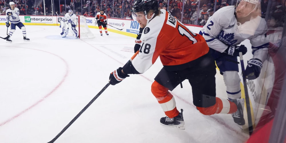  "Flyers" pagarinājumā piekāpjas "Maple Leafs".