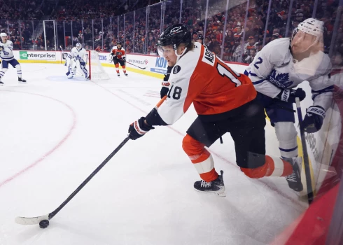  "Flyers" pagarinājumā piekāpjas "Maple Leafs".