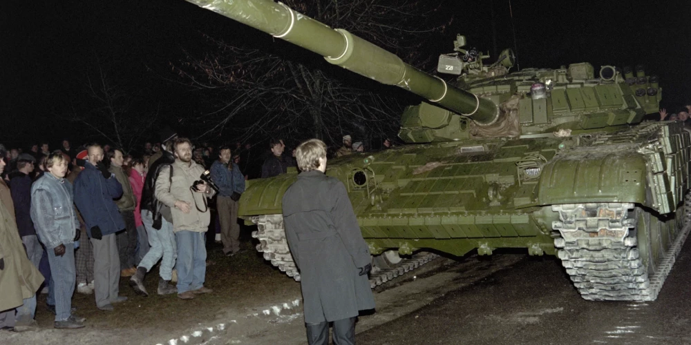 В январе в Вильнюсе советскими войсками проводились захваты узлов связи и гражданских объектов.