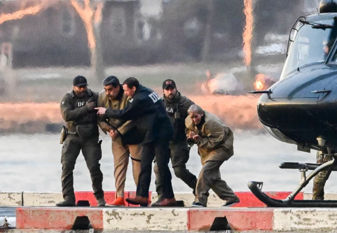 Задержание Мадуро и его супруги 5 января 2026 года.