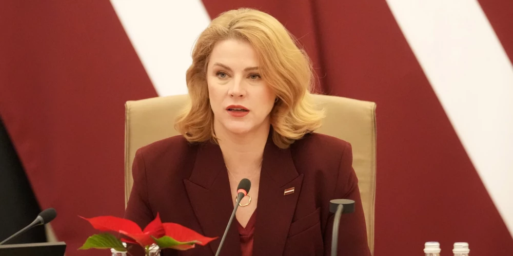 Latvijas Ministru prezidente Evika Siliņa.
