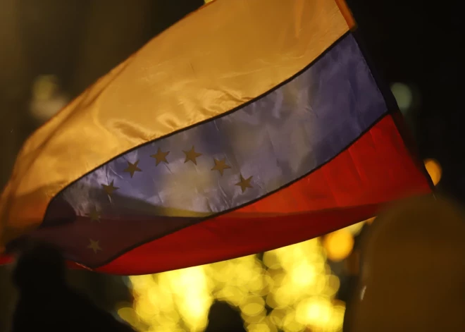 Protests “Rokas nost no Venecuēlas!”.