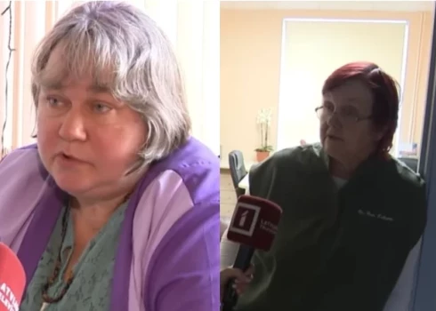 Ģimenes ārste Tatjana Ribakova (no kreisās) un infektoloģe, interniste Ruta Leikuma.