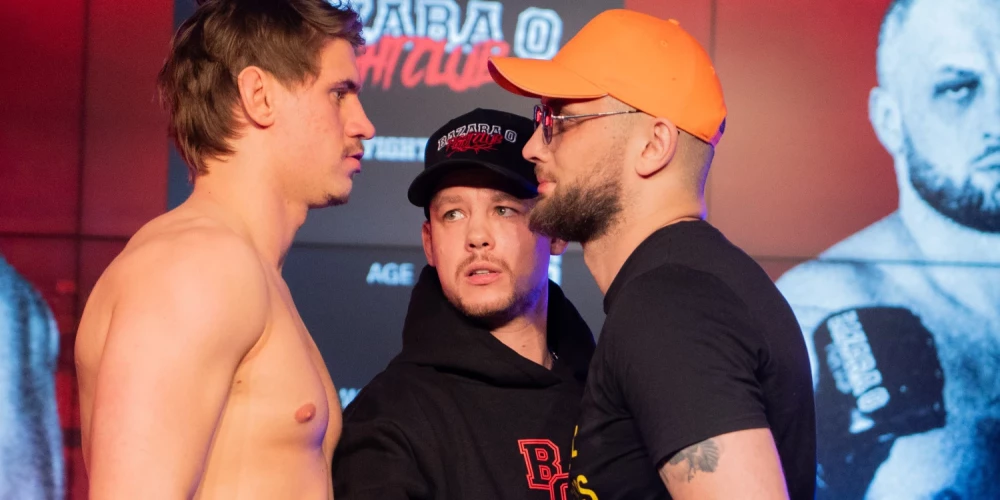 AZARA 0 Fight Club III oficiālā svēršanās.