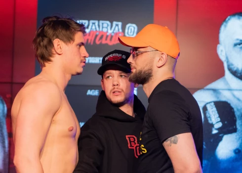 AZARA 0 Fight Club III oficiālā svēršanās.