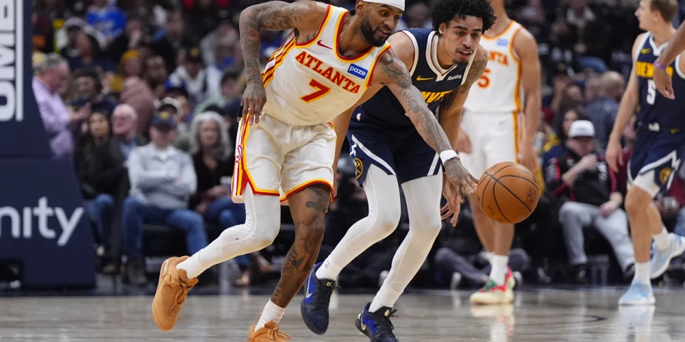 Atlantas "Hawks" Nacionālās basketbola asociācijas mačā izcīnīja panākumu.