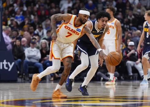 Atlantas "Hawks" Nacionālās basketbola asociācijas mačā izcīnīja panākumu.