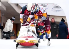 Kalenda un Kaufmanis izcīna astoto vietu Eiropas čempionātā bobslejā